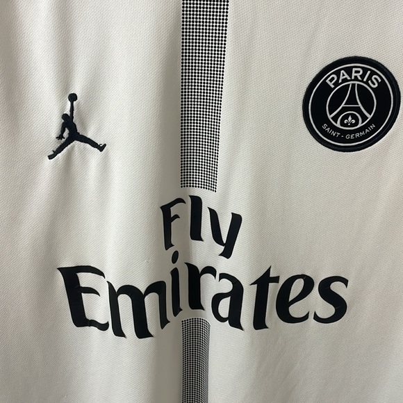 Fly Emirates Paris saint Germain Jordan soccer jersey used large - Picture 2 of 6
